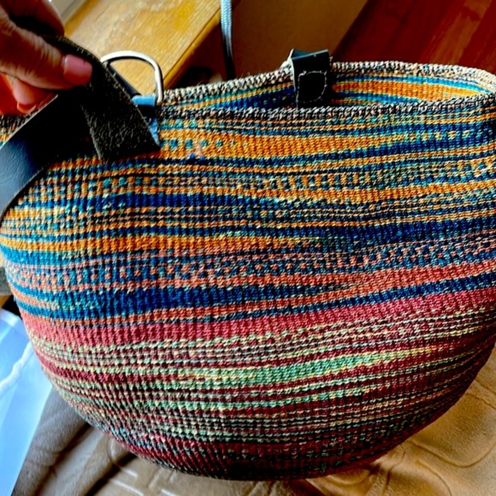 African Woven “Sisal” Market Bag